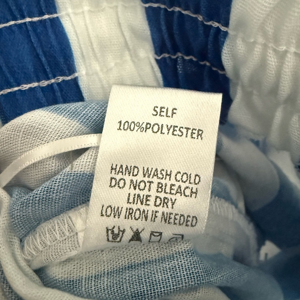 Urban Daizy Blue and White Striped Pants NWT - Picture 13 of 13